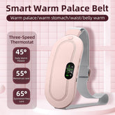 Kuber Industries Heating Pad for Cramps Relief | Heating Pad for Stomach | Heating Pad for Back & Belly | Heating Pad for Women | 4-Speed Massage Modes Heating Pad | Pack of 4 | White